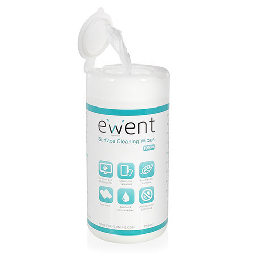 Ewent EW5612 100 stuks Schoonmaakdoekjes
