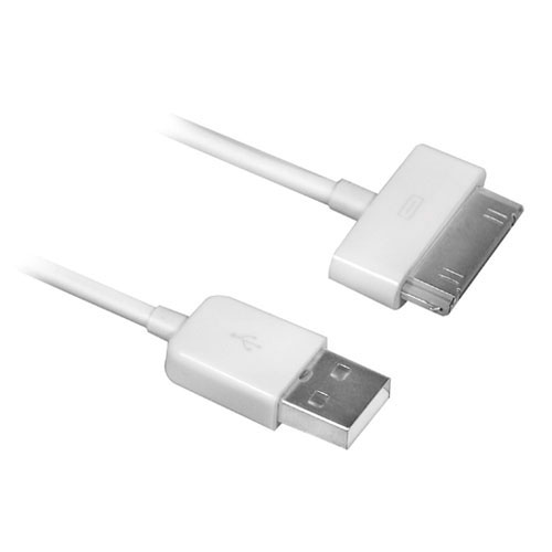 Ewent EW9903 Laad & Sync Kabel USB A naar Apple 30pin - 1 meter