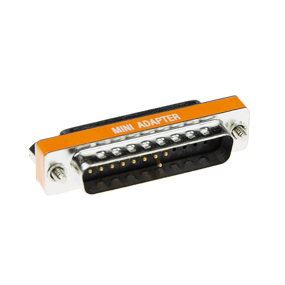 ACT AB9843 D Sub Null Modem Adapter 25 Polig Male 25 Polig Female