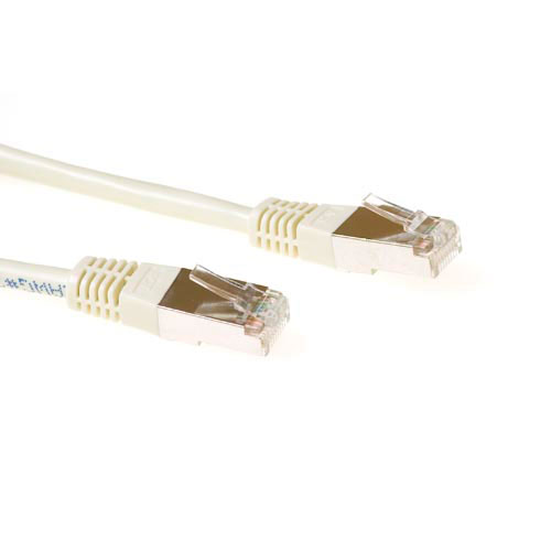 ACT IB7215 F UTP CAT5E Patchkabel Ivoor 15 meter