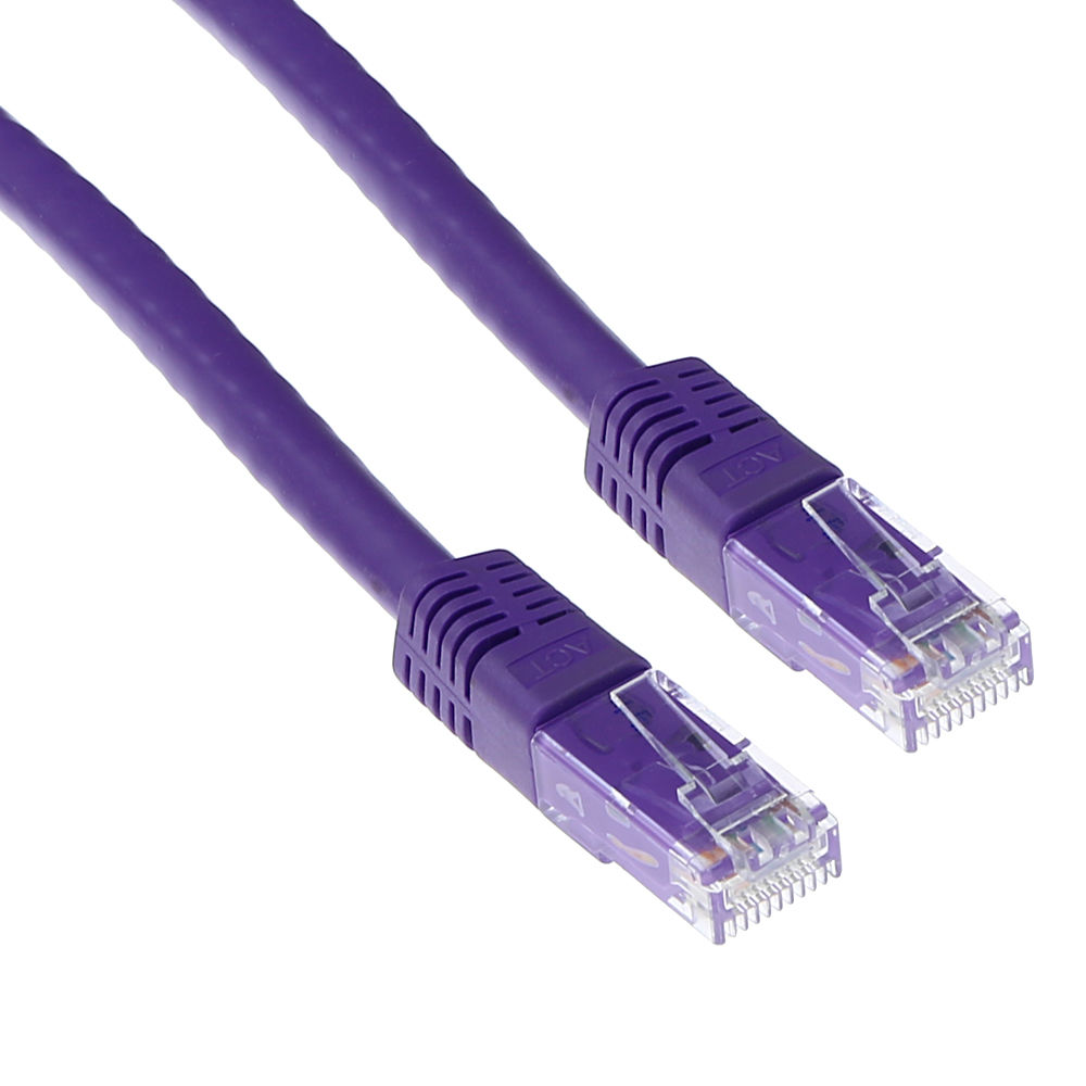 ACT IB1707 U/UTP CAT6 Patchkabel Paars - 7 meter