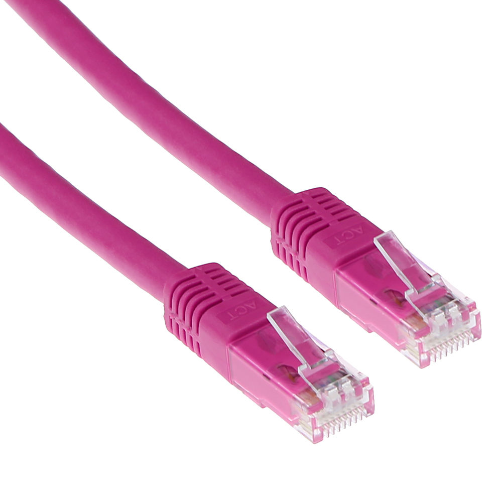 ACT IB1802 U/UTP CAT6 Patchkabel Roze - 2 meter