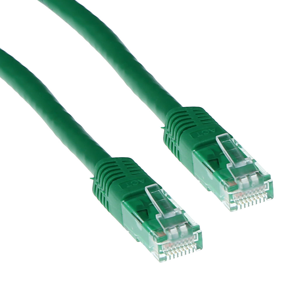 Kabels.nl ACT IB8710 U/UTP CAT6 Patchkabel Groen - 10 meter aanbieding