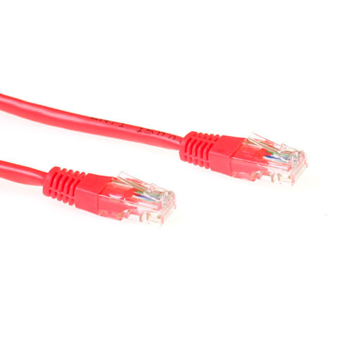 Ewent IM5500 U UTP CAT5E Patchkabel CCA Rood 50 cm
