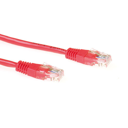 Ewent IM5507 U UTP CAT5E Patchkabel CCA Rood 7 meter