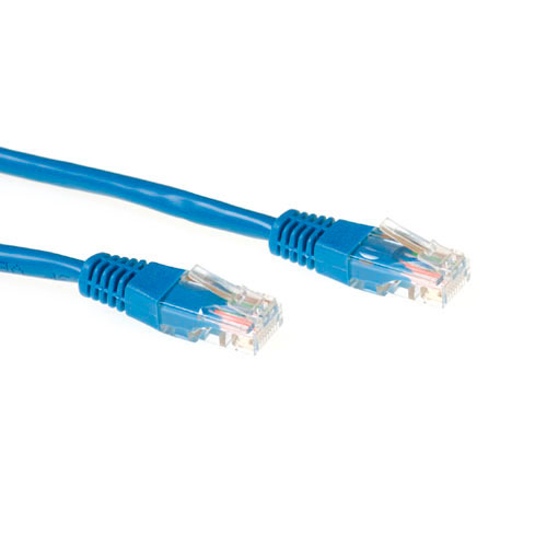 Ewent IM5600 U UTP CAT5E Patchkabel CCA Blauw 50 cm