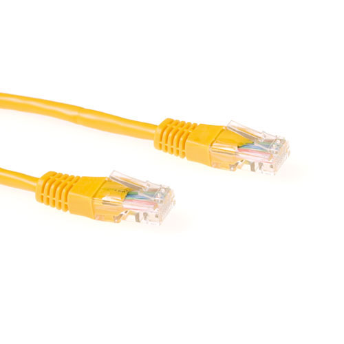 Ewent IM5807 U UTP CAT5E Patchkabel CCA Geel 7 meter