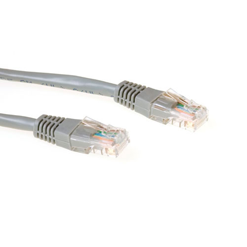 Ewent IM6000 U UTP CAT5E Patchkabel CCA Grijs 50 cm