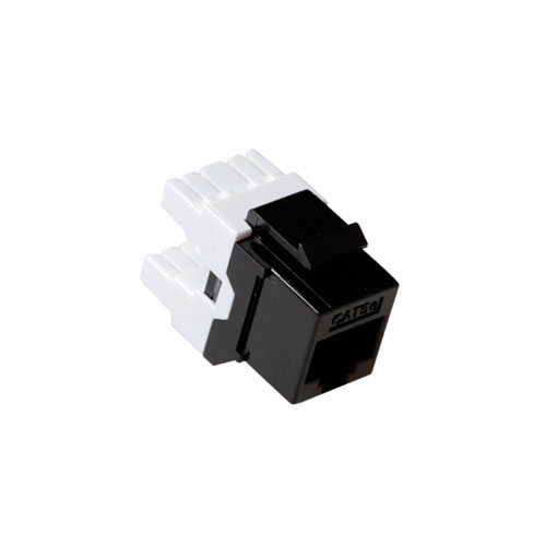 ACT TD6012 Keystone Jack CAT6 Unshielded | Zwart