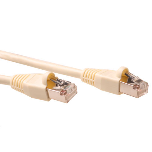 ACT IB7007 SF UTP CAT5E Patchkabel Snagless Ivoor 7 meter