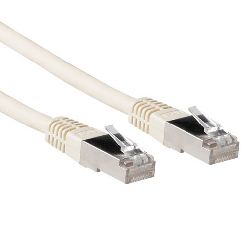 ACT IB3615 LSZH SFTP CAT6A Patchkabel Ivoor 15 meter