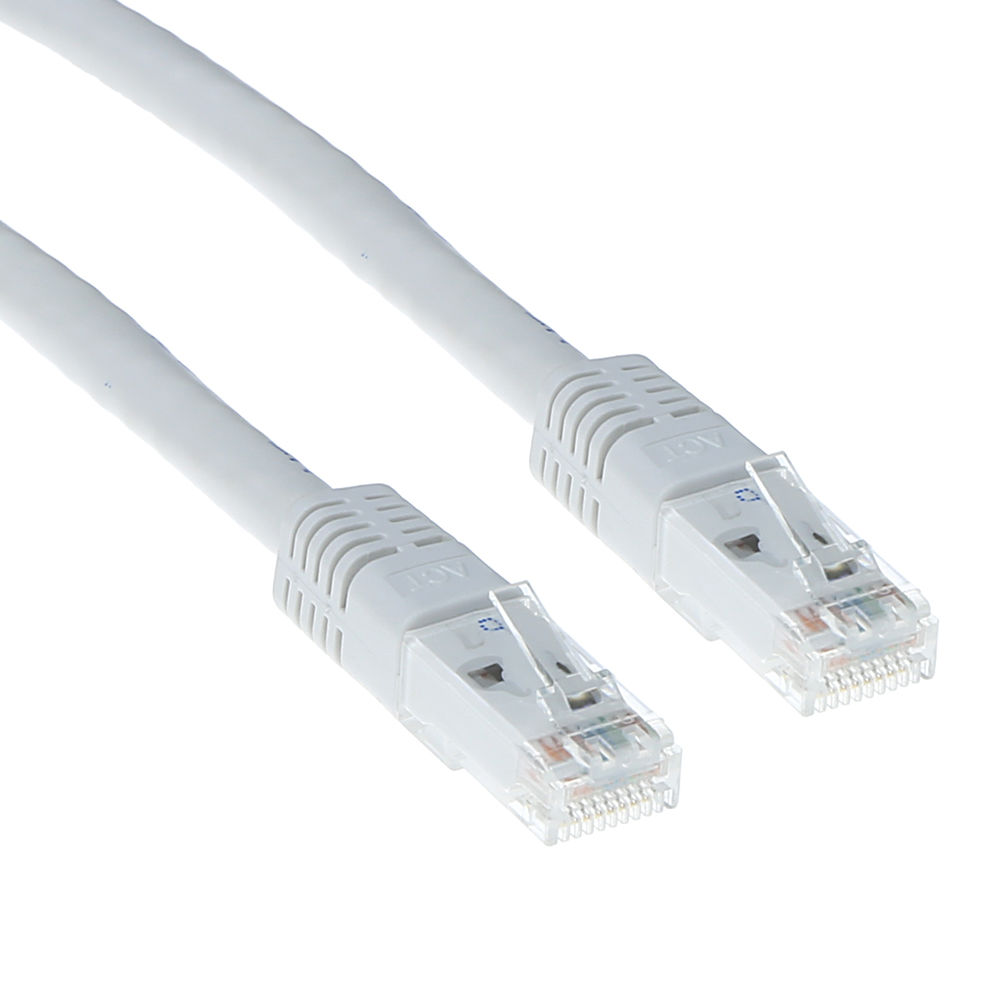 ACT IB9320 U UTP CAT6A Patchkabel Wit 20 meter