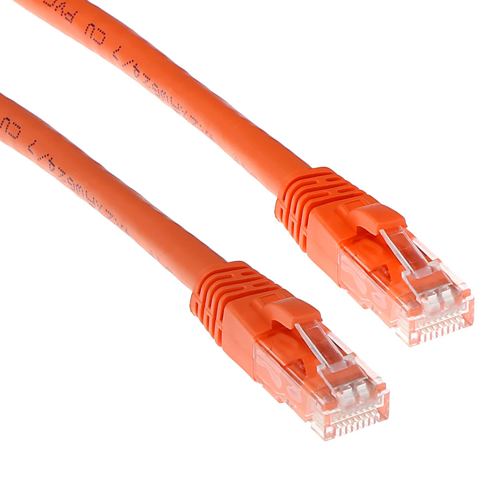 ACT IS1510 U/UTP CAT6 Patchkabel Snagless Oranje - 10 meter