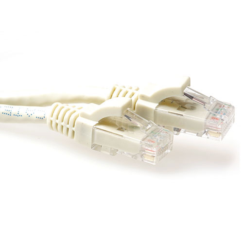 ACT IS8425 U UTP CAT6 Patchkabel Snagless Ivoor 25 meter