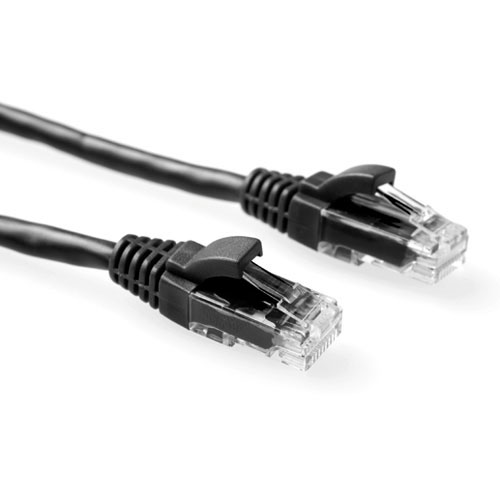 ACT IK5907 U UTP CAT5E Patchkabel Component Level Zwart 7 meter
