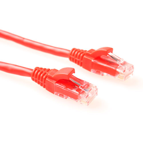 ACT IK8505 U UTP CAT6 Patchkabel Rood 5 meter
