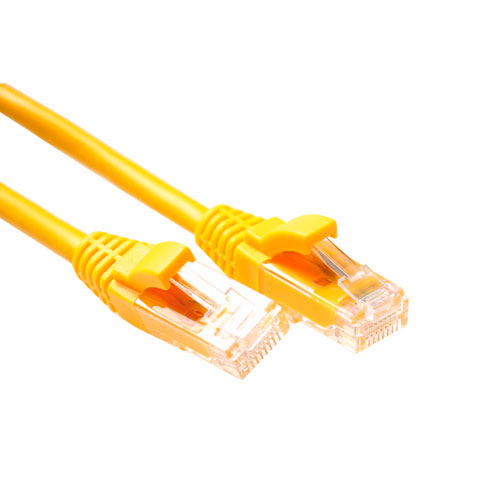 ACT IK8801 U UTP CAT6 Patchkabel Geel 1 meter