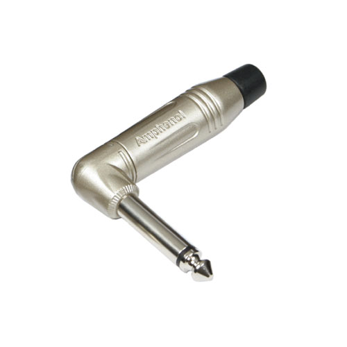 Amphenol ACPM-TN Audio Jack Connector Haaks 6,35 mm Metal Musician Series Mono