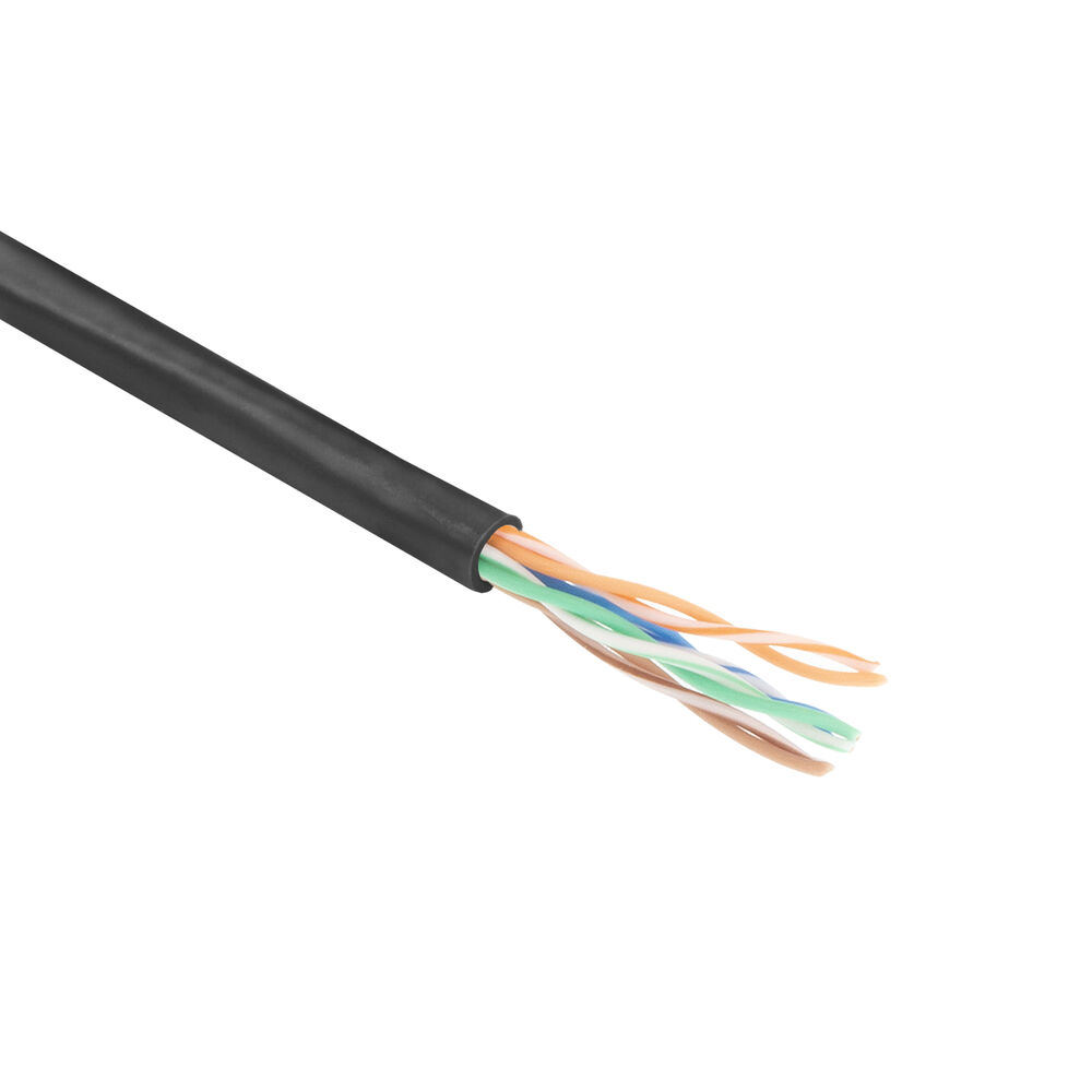 ACT EP590H CAT5E U UTP Patchkabel Soepel Zwart 100 meter