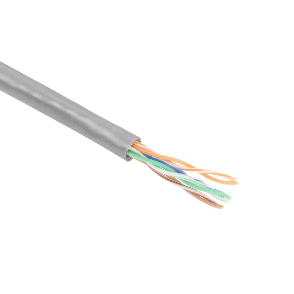 ACT EP600H CAT5E U UTP Patchkabel Soepel Grijs 100 meter