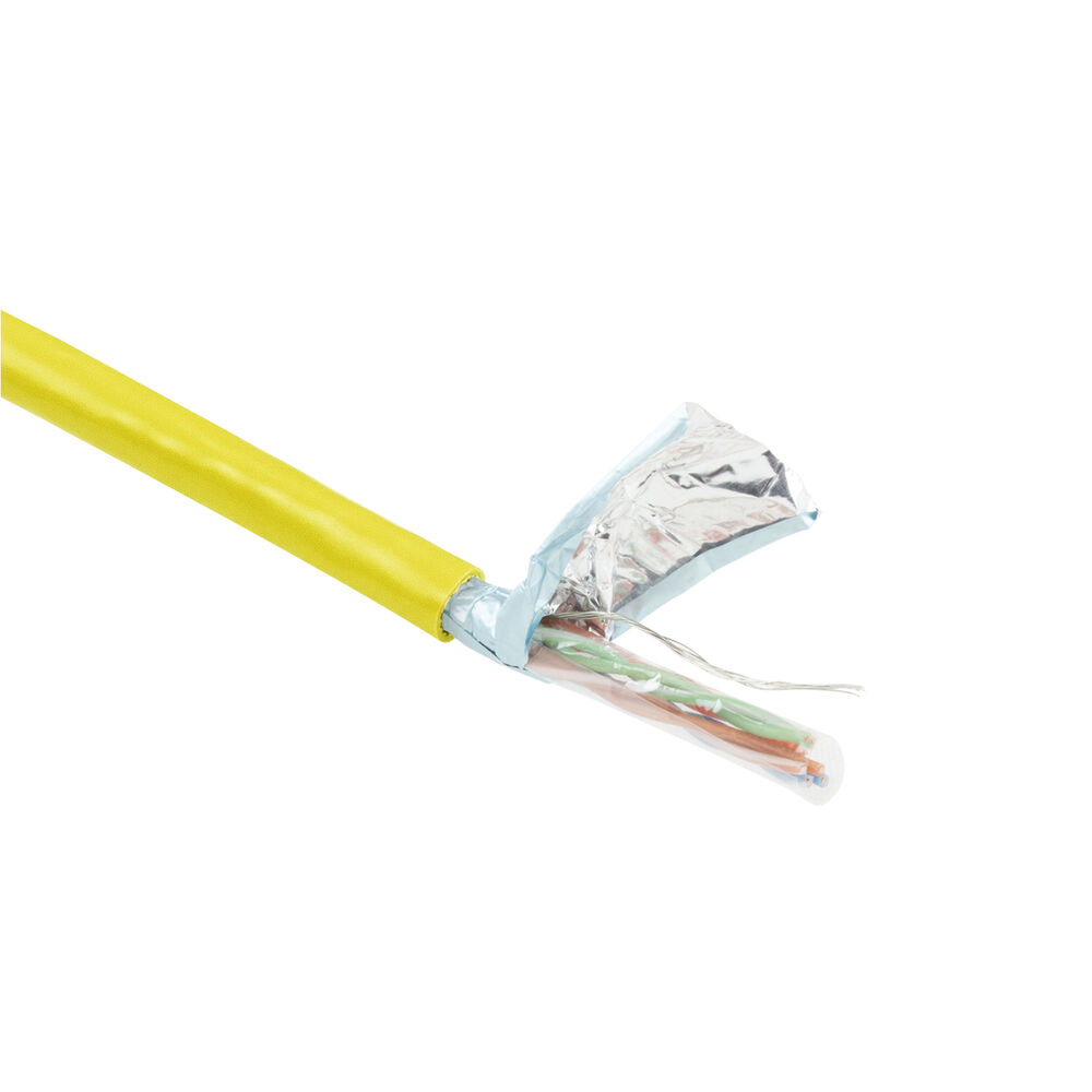 ACT FP780H CAT5E F UTP LSZH Patchkabel Soepel Geel 100 meter