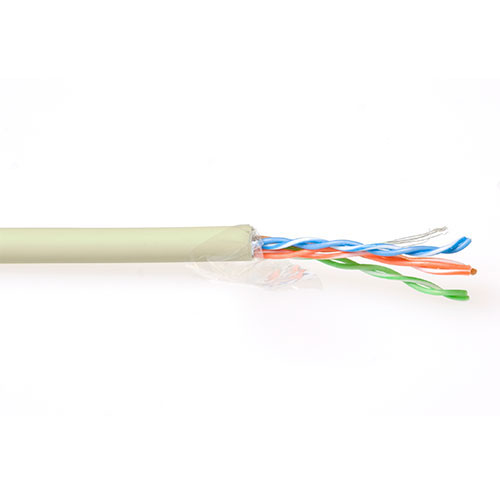 ACT FP305B CAT5E F UTP LSZH Patchkabel Soepel Ivoor 305 meter
