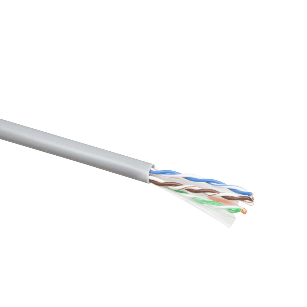 ACT XS100H CAT6 U/UTP PVC Kabel Massief met Adersplitter Rol - 100 meter