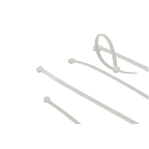 ACT CT1050 Tie wraps | kabelbinders transparant, lengte 203 mm, breedte 4,6 mm