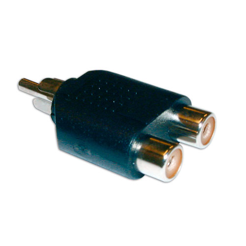 Intronics OEM MA90 Tulp male naar 2 xTulp female adapter