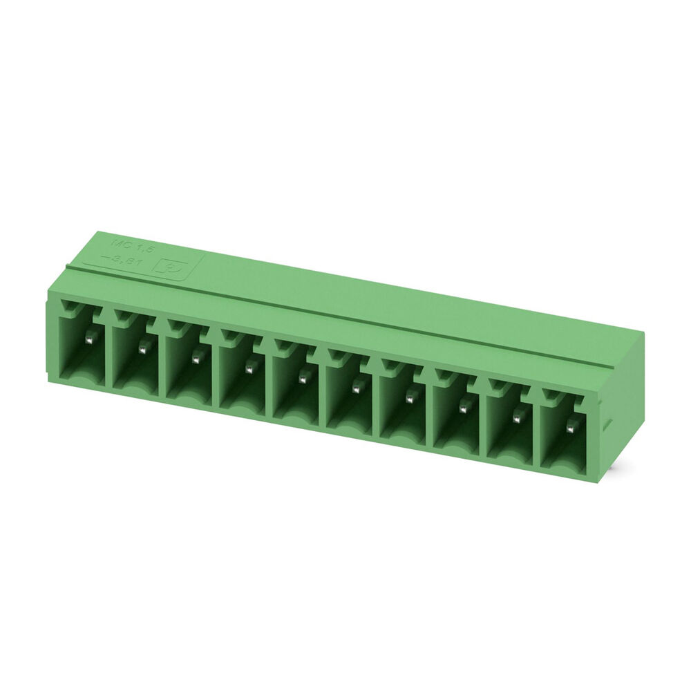 Phoenix 1803358 10 polige MC 1,5/10-G-3,81 PCB wire to board chassisdeel met 3,81 mm raster