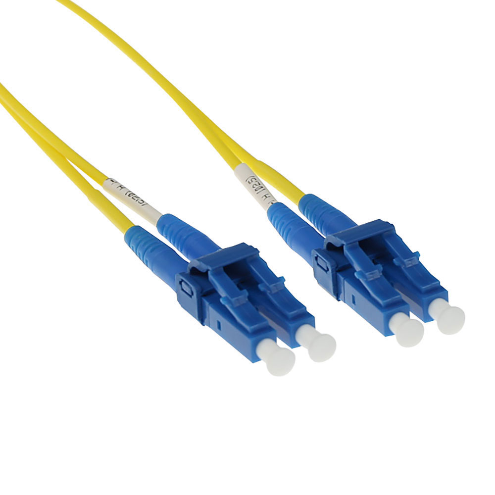 ACT RL1725 Glasvezel Patchkabel Duplex LSZH Singlemode Short Boot LC LC 9 125µm OS2 25 meter