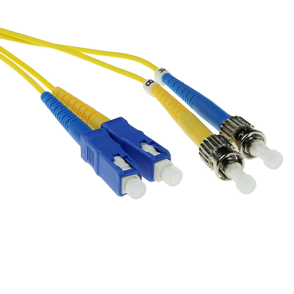 ACT RL2915 Glasvezel Patchkabel Duplex LSZH SC ST 9 125µm OS2 15 meter