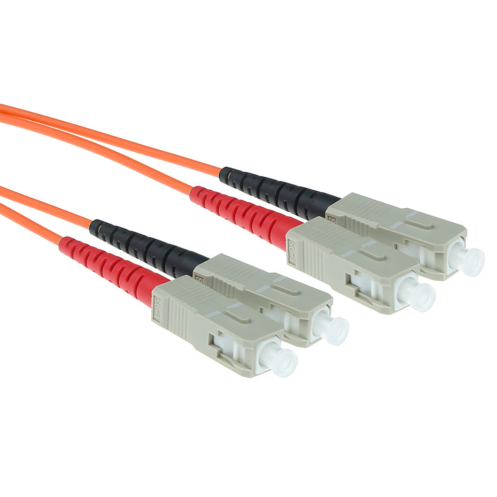 ACT RL3503 Glasvezel Patchkabel Duplex LSZH SC SC 50 125µm OM2 3 meter