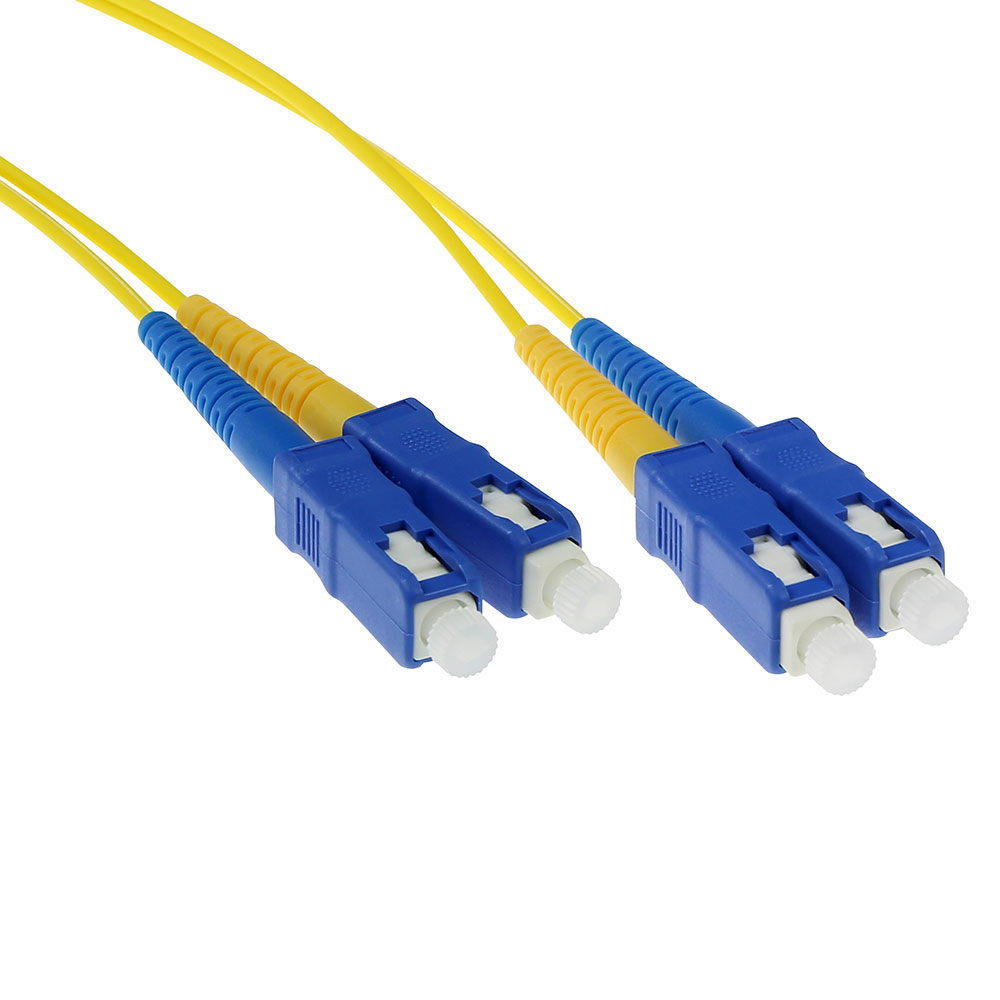 ACT RL3901 Glasvezel Patchkabel Duplex LSZH Singlemode SC SC 9 125µm OS2 1 meter