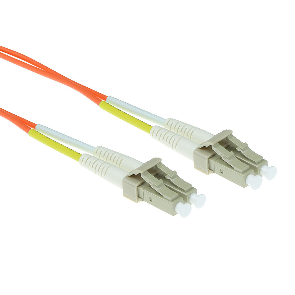 ACT RL9050 Glasvezel Patchkabel Duplex LSZH - LC/LC 62.5/125µm OM1 - 50 meter