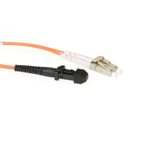 ACT RL9110 Glasvezel Patchkabel Duplex LSZH - MTRJ/LC 62.5/125µm OM1 - 10 meter