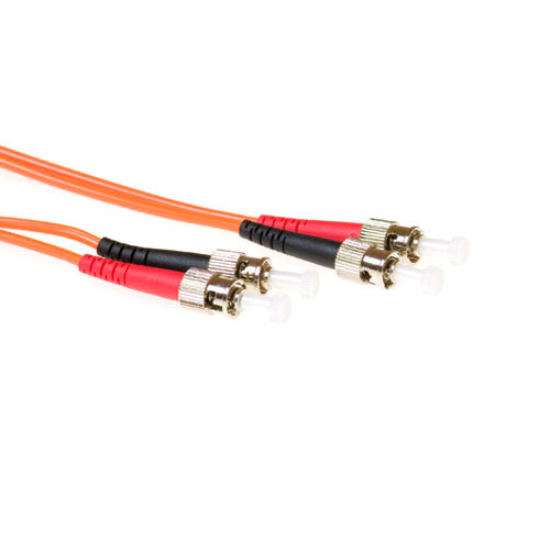 Ewent EL1003 Glasvezel Patchkabel Duplex LSZH ST ST 62.5 125µm OM1 3 meter