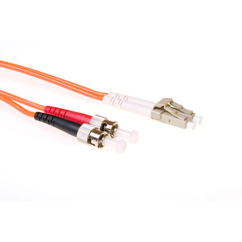 Ewent EL7502 Glasvezel Patchkabel Duplex LSZH LC ST 50 125µm OM2 2 meter