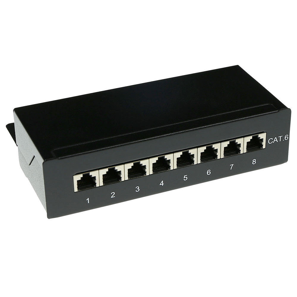 ACT FA6001 Modulair Opbouwdoos Shielded 8-voudig CAT6