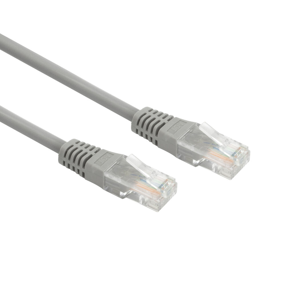 ACT IB2015 LSZH U UTP CAT5E Patchkabel Grijs 15 meter