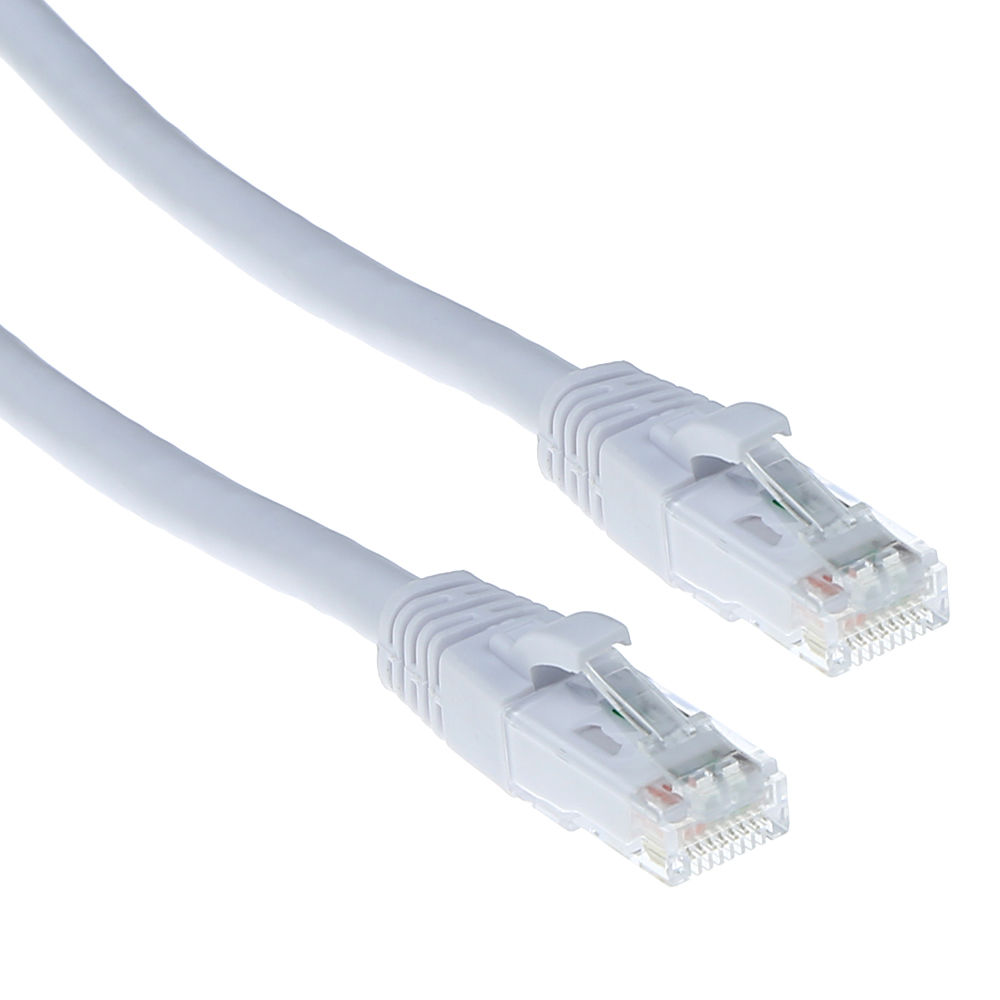 ACT IB6310 U UTP CAT6A Patchkabel Snagless Wit 10 meter