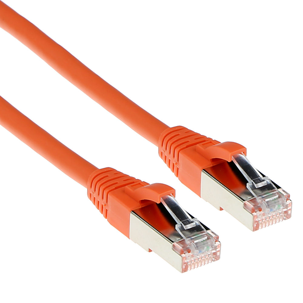 ACT FB7105 LSZH SFTP CAT6A Patchkabel Snagless Oranje 5 meter