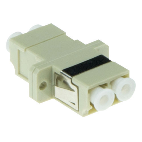 ACT EA1005 Glasvezel LC LC Duplex Adapter Multimode OM1 OM2 Flens