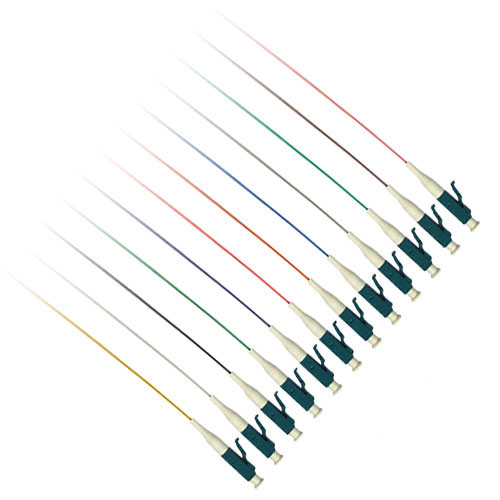 ACT RL3780 LC 50/125 OM4 Fiber Pigtail Set 12 stuks