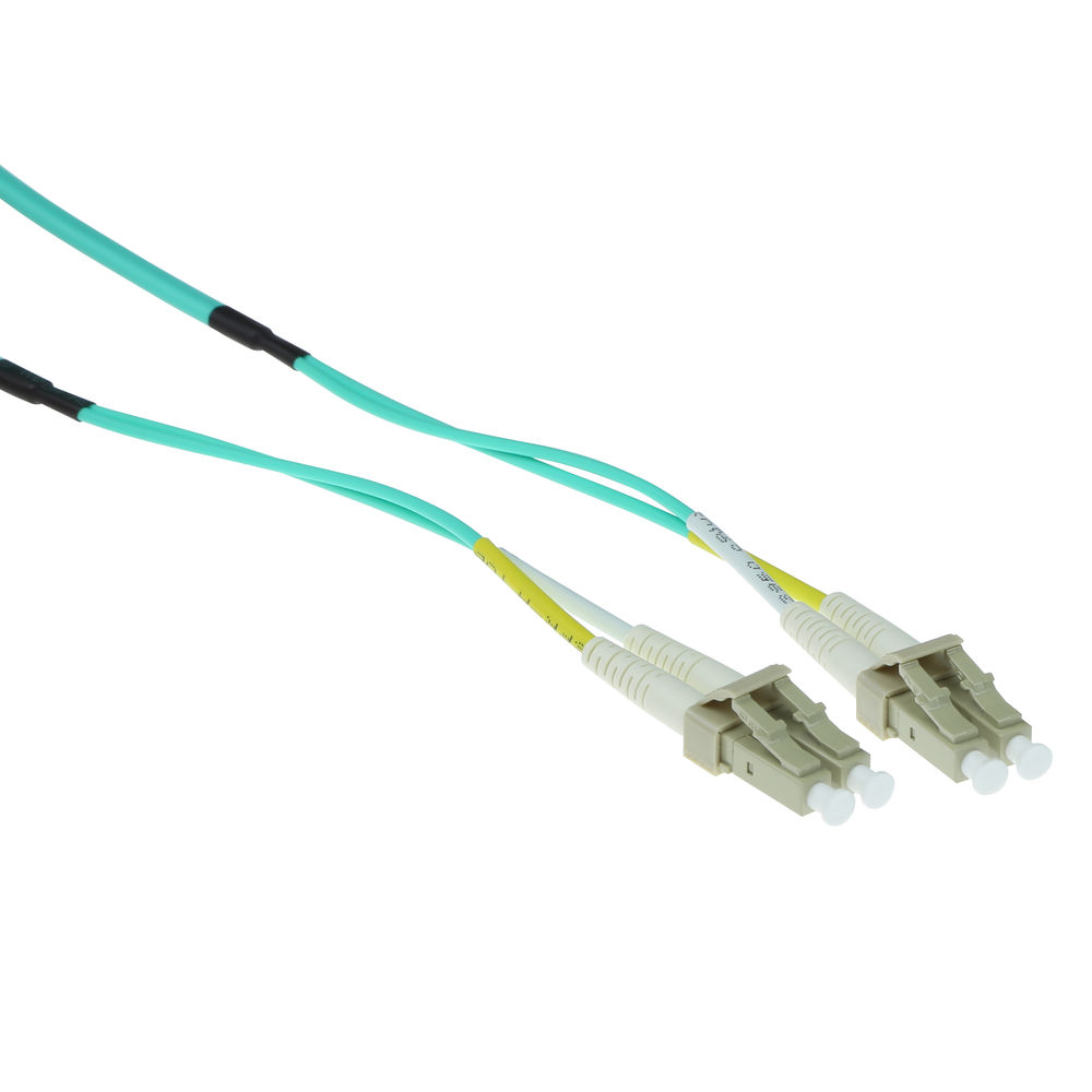 ACT RL5101 Glasvezel Patchkabel Duplex Ruggedized LC LC 50 125µm OM3 10 meter