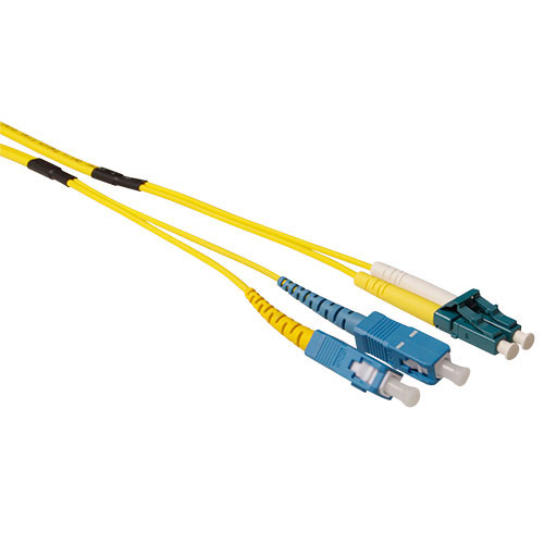 ACT RL5604 Glasvezel Patchkabel Duplex Ruggedized LC SC 9 125µm OS2 40 meter