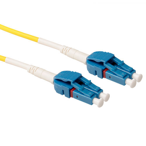 ACT RL6202 Glasvezel Patchkabel Duplex Uniboot LC LC 9 125µm OS2 G657A 2 meter
