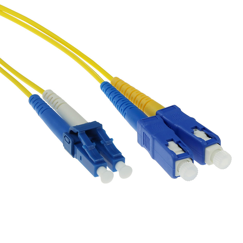 ACT RL8925 Glasvezel Patchkabel Duplex LSZH Singlemode - LC/SC 9/125µm OS2 - 25 meter