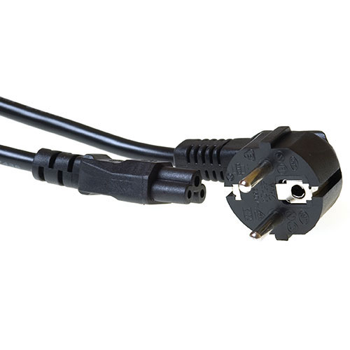 ACT AK5188 230V Stroomkabel Randaarde Stekker CEE7 7 C5 Zwart 7 meter