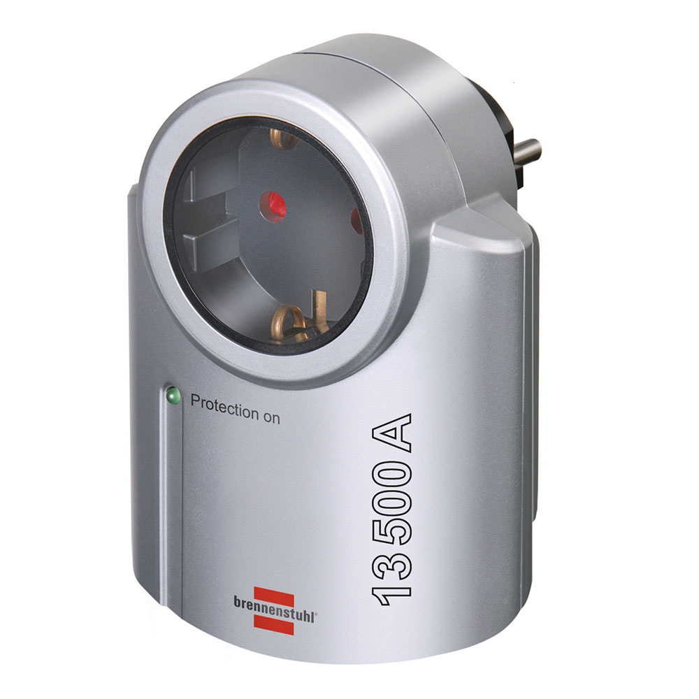 Brennenstuhl Primera-Line surge protected adapter 13.500A 1506950